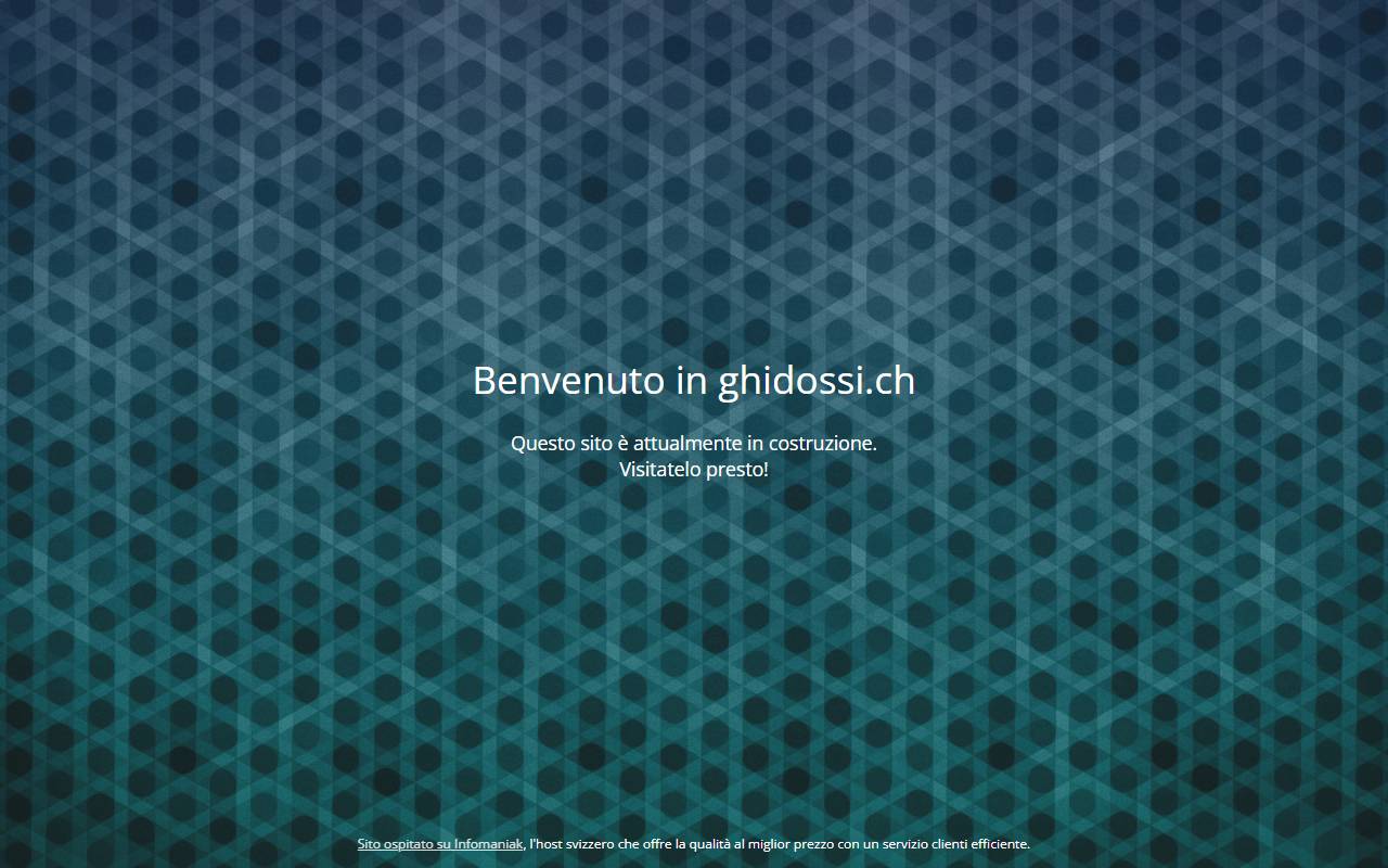 Anteprima del sito: Ghidossi Gastro Sagl