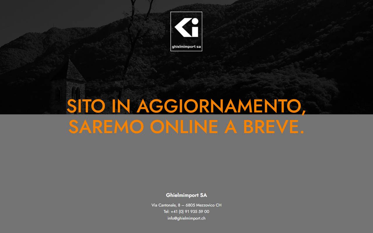 Anteprima del sito: Ghielmimport SA