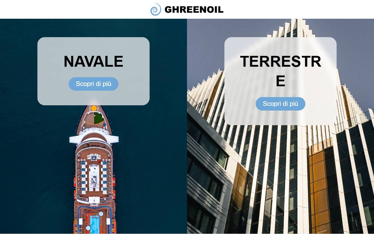 Anteprima del sito: GHREENOIL SA