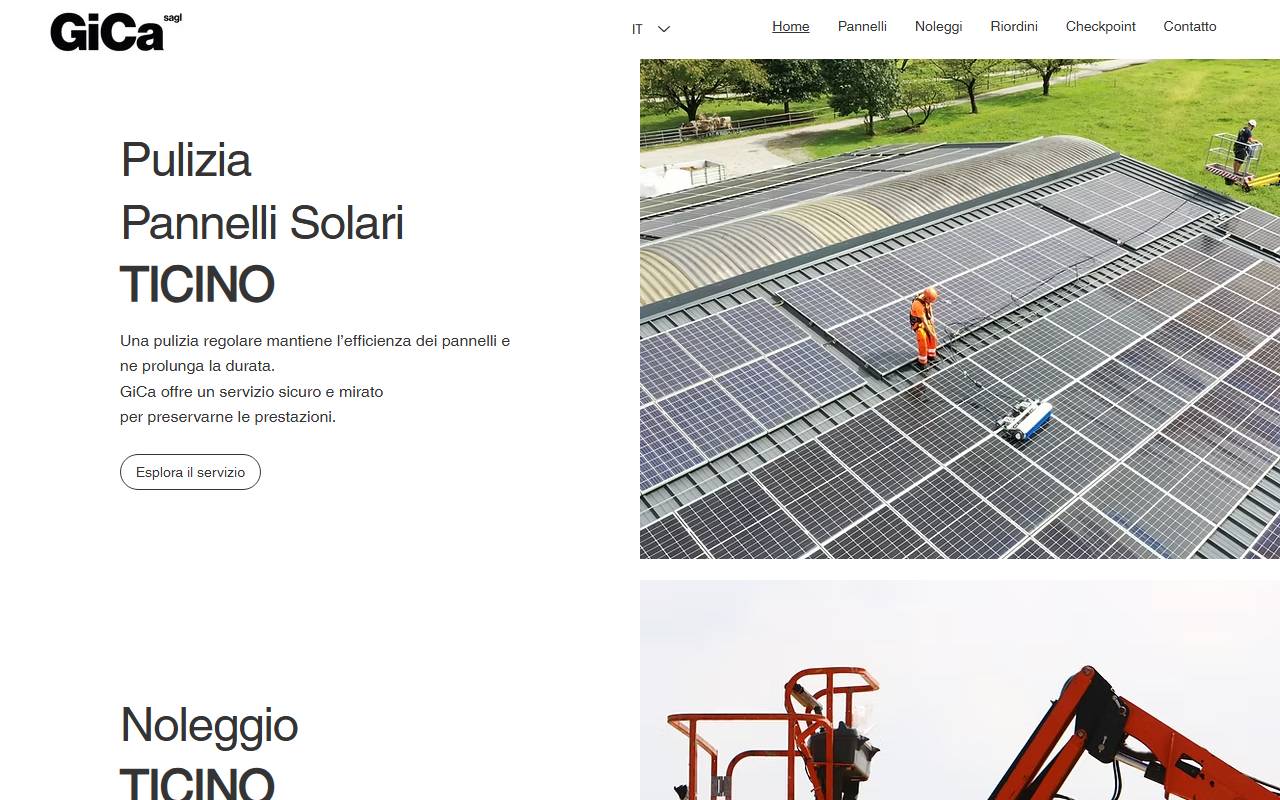 Anteprima del sito: GiCa Sagl