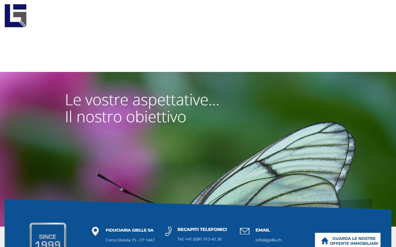 Anteprima del sito: Fiduciaria Gielle SA