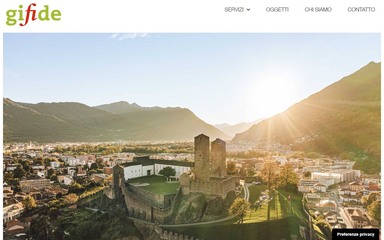 Anteprima del sito: GiFIDE SA