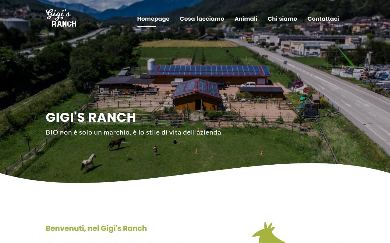 Anteprima del sito: Gigi's Ranch azienda agricola biologica di Marco Capodivento
