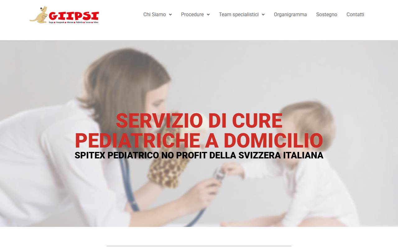 Anteprima del sito: Gruppo Interegionale di Infermiere Pediatriche della Svizzera Italiana (GIIPSI)