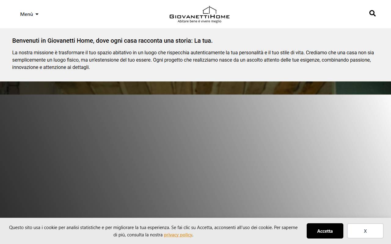 Anteprima del sito: GIOVANETTI HOME SA