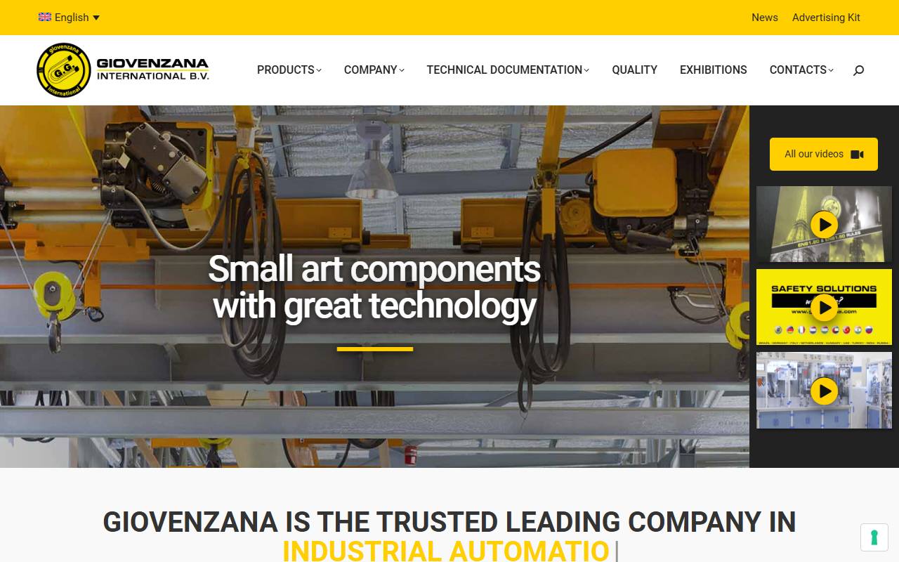 Anteprima del sito: Giovenzana International B.V., Amsterdam, succursale di Chiasso