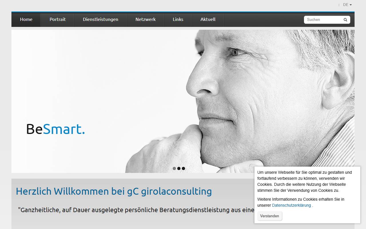 Anteprima del sito: Girola Consulting