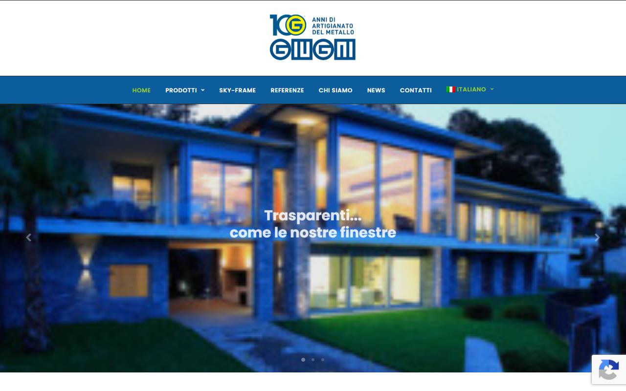Anteprima del sito: Giugni SA Metalcostruzioni