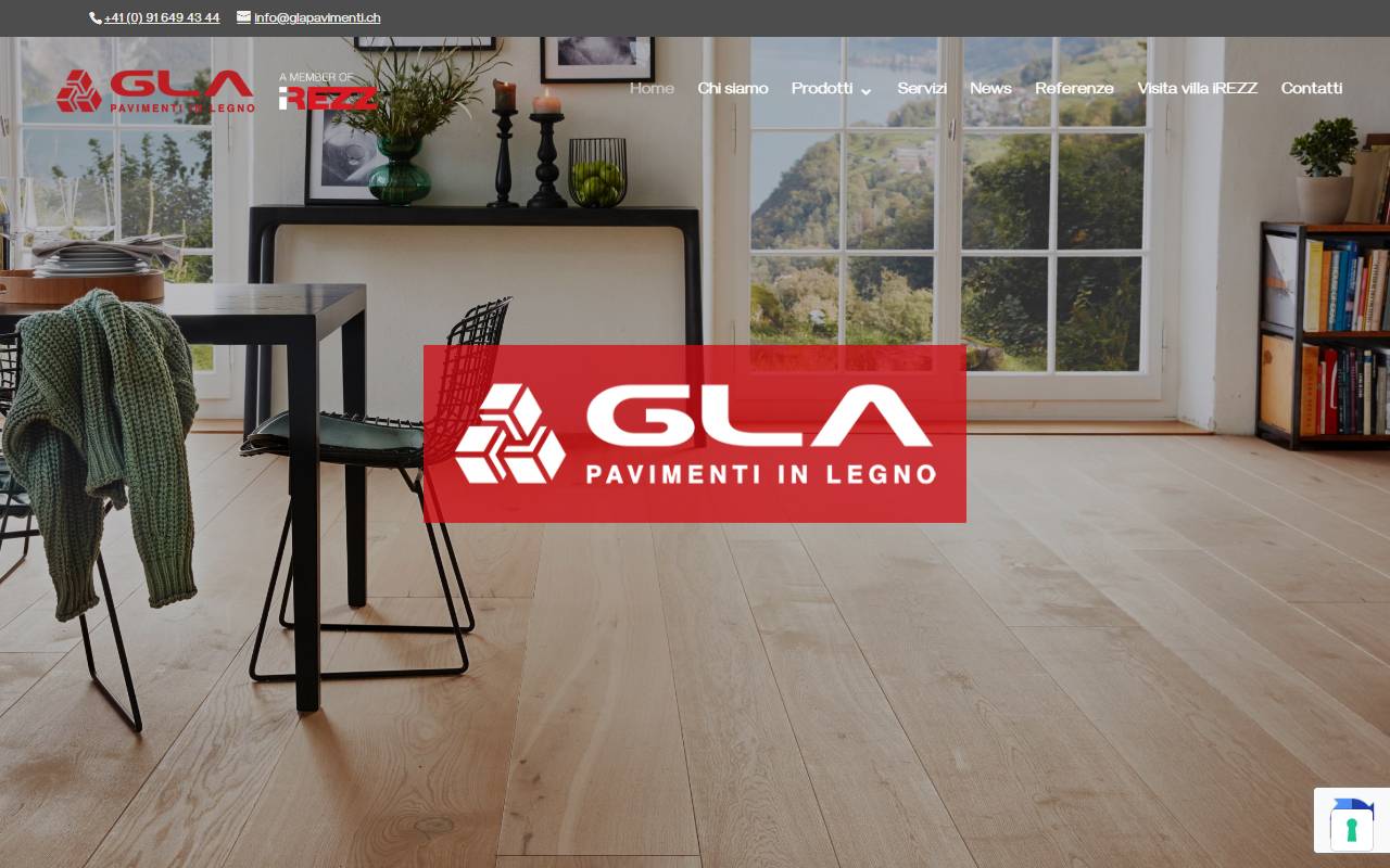 Anteprima del sito: GLA Pavimenti SA