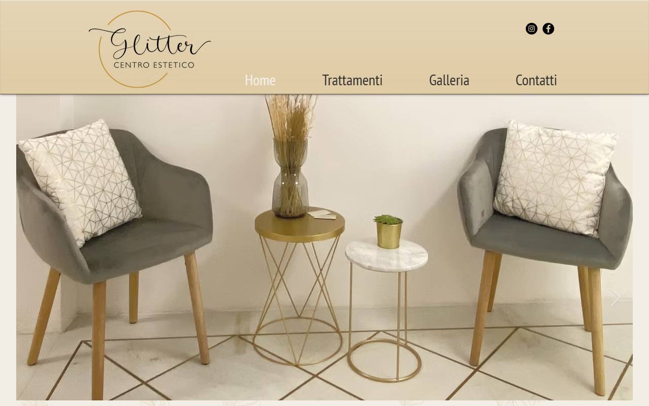 Anteprima del sito: Glitter centro estetico Sagl