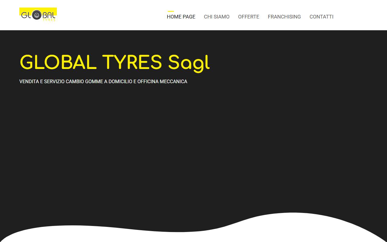 Anteprima del sito: Global Tyres Sagl