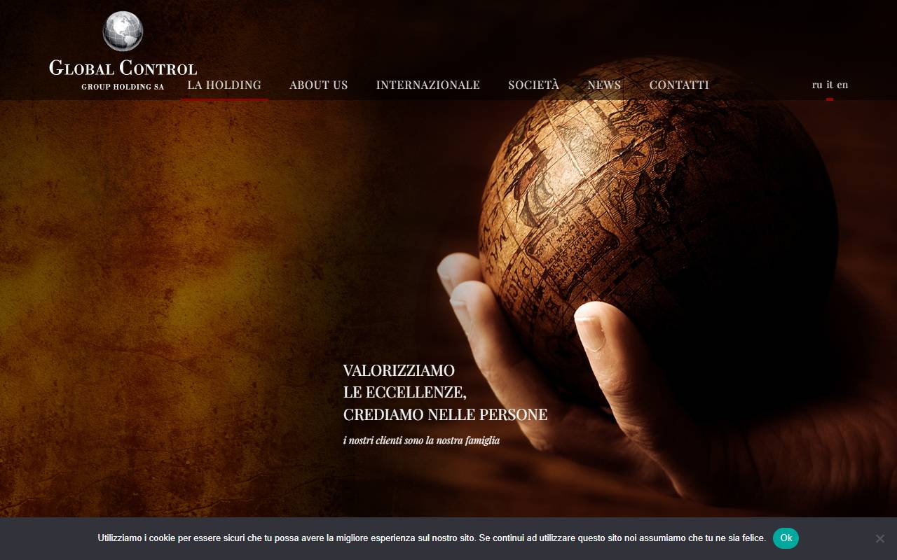 Anteprima del sito: Global Control Group Holding SA