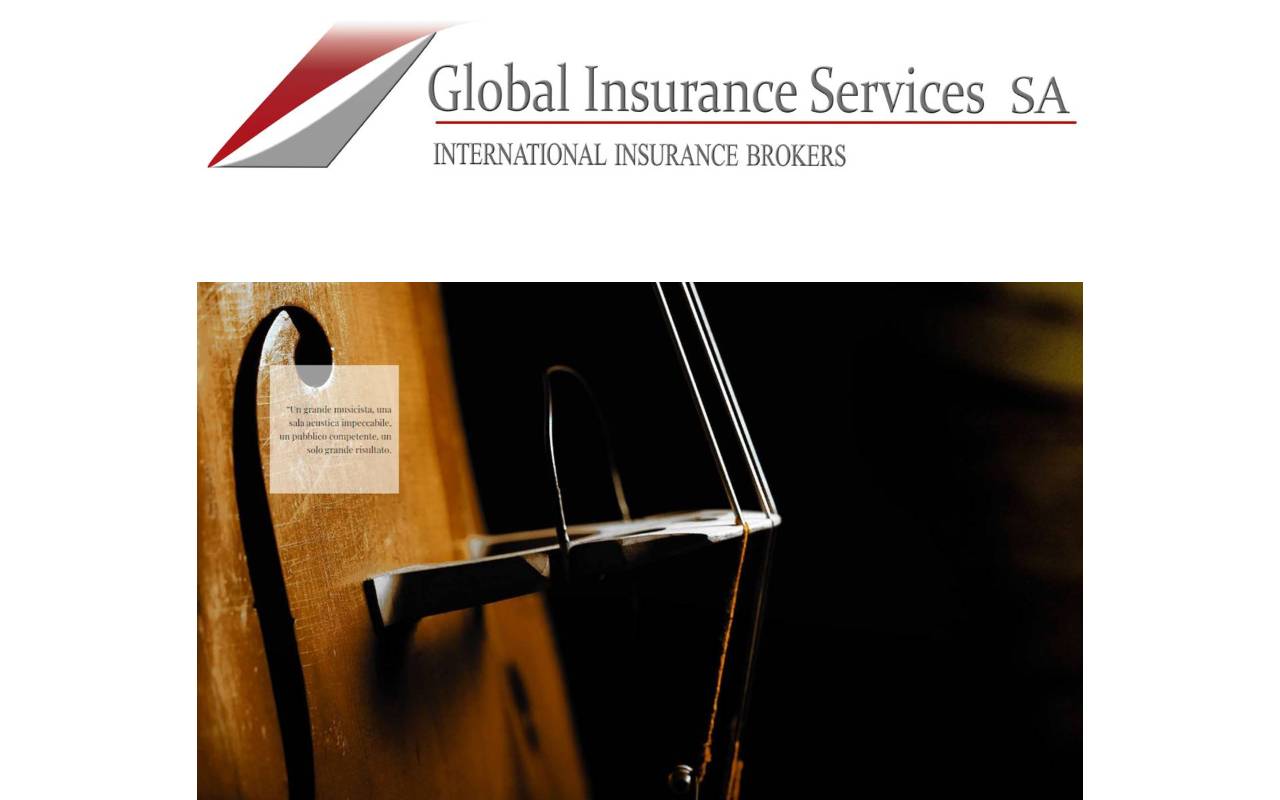 Anteprima del sito: Global Insurance Services SA