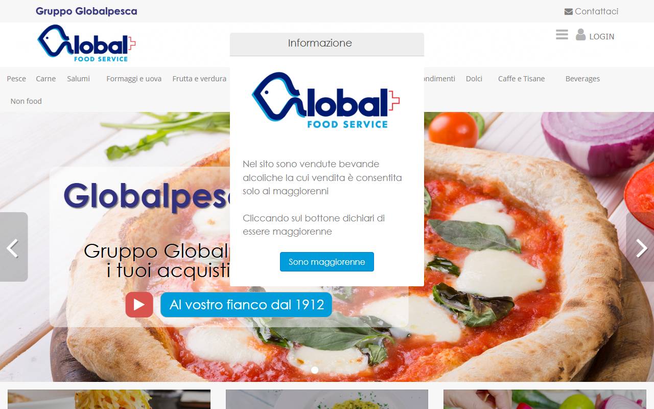 Anteprima del sito: Globalpesca SA