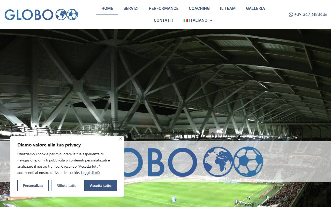 Anteprima del sito: Globo Commerce International Sagl