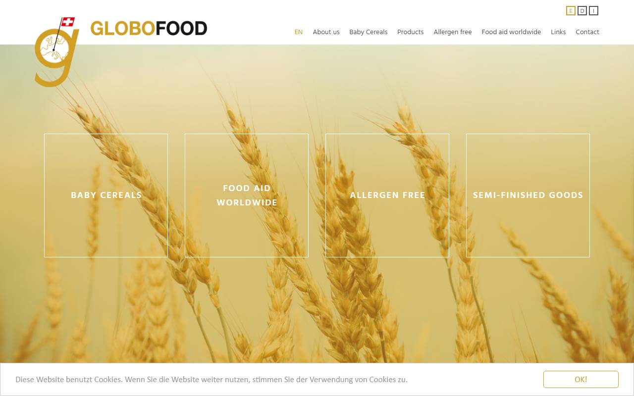 Anteprima del sito: Globofood SA