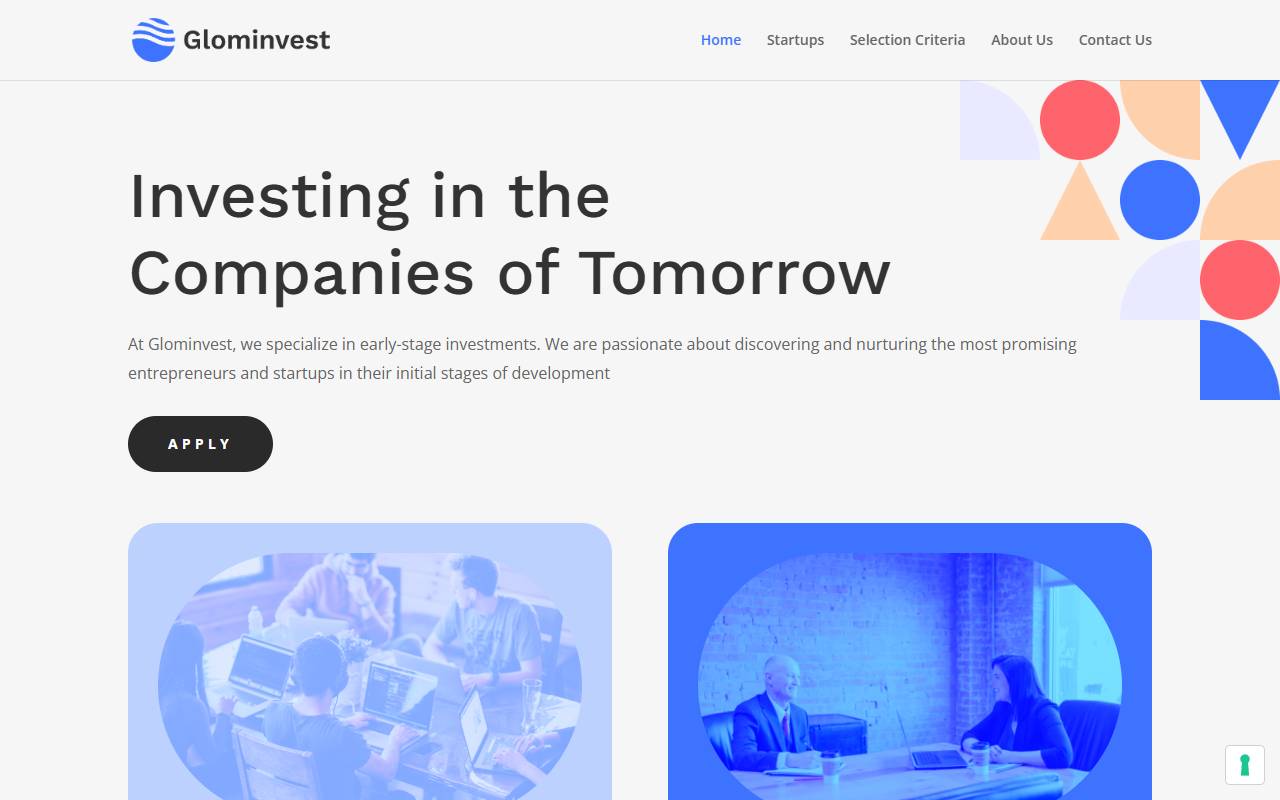 Anteprima del sito: Glominvest SA