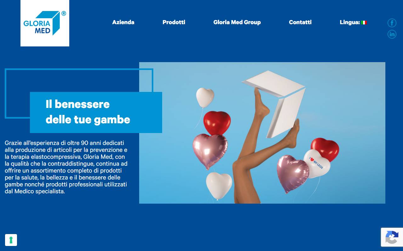 Anteprima del sito: Gloria Med Suisse SA