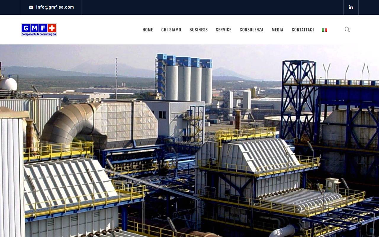 Anteprima del sito: GMF Components & Consulting SA