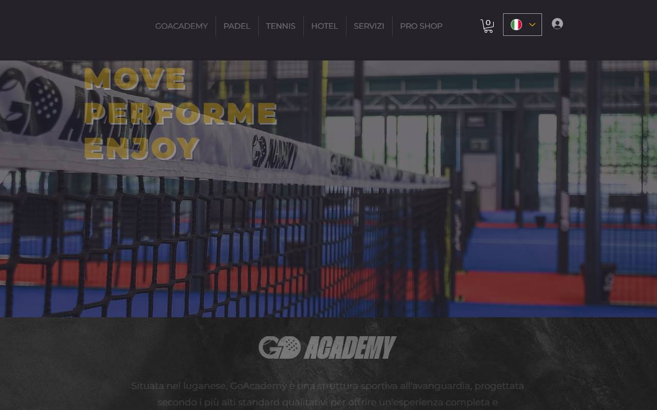 Anteprima del sito: GoAcademy Sagl