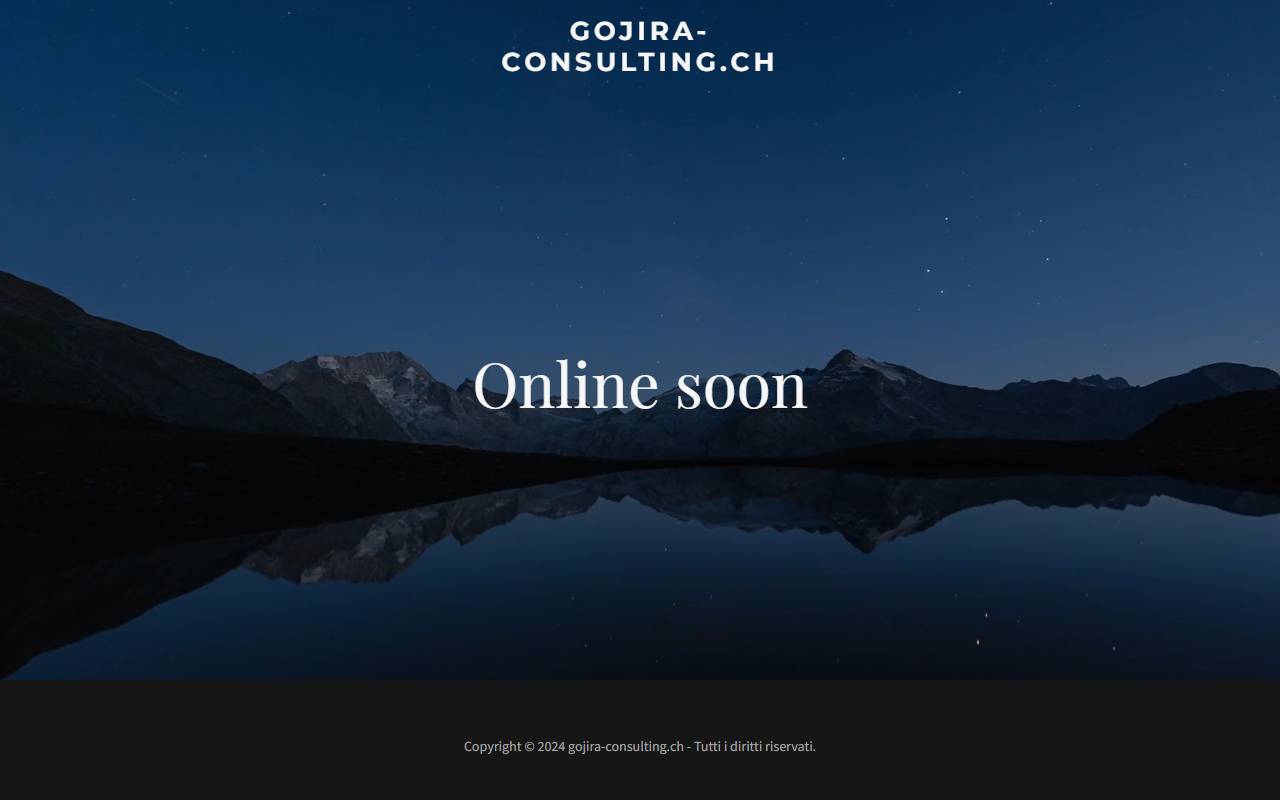 Anteprima del sito: Gojira Consulting AG