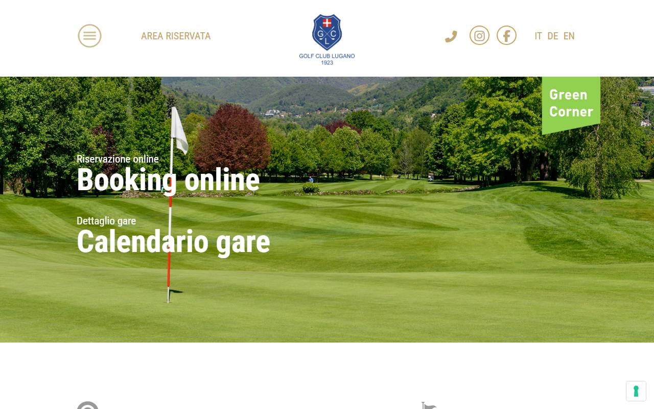 Anteprima del sito: Golf Club Lugano