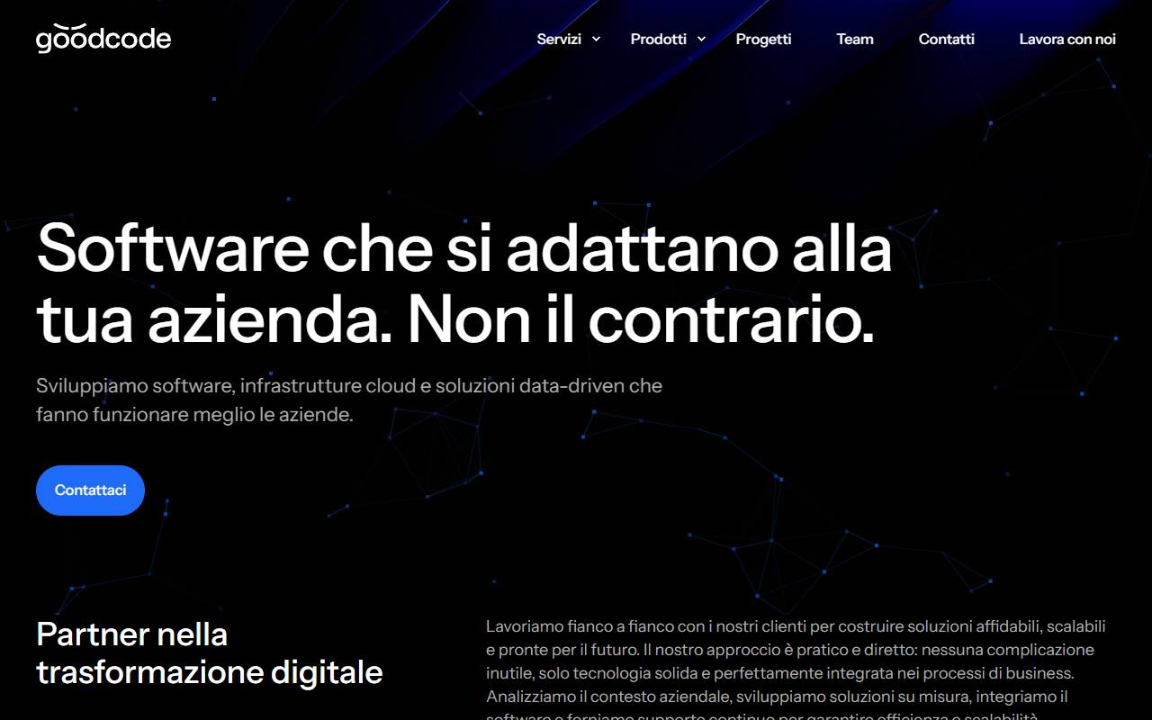 Anteprima del sito: Goodcode SA