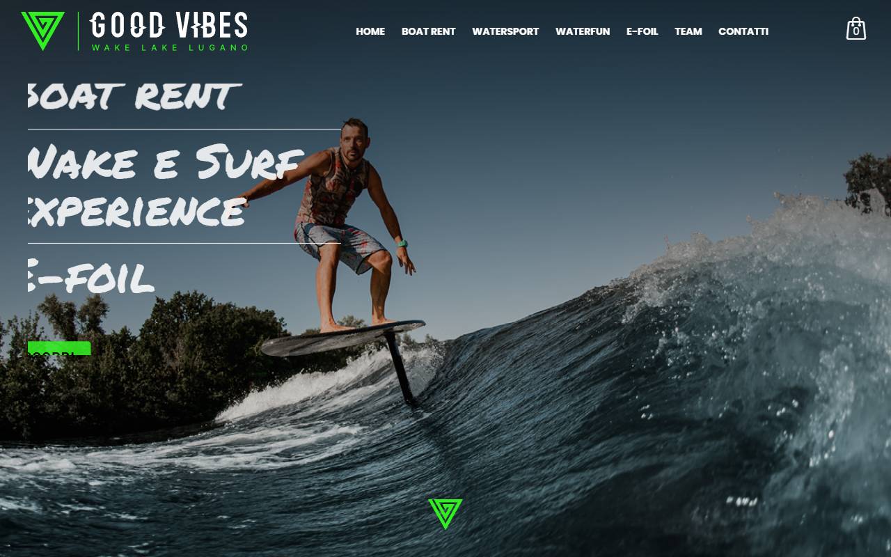 Anteprima del sito: Good Vibes Group Sagl