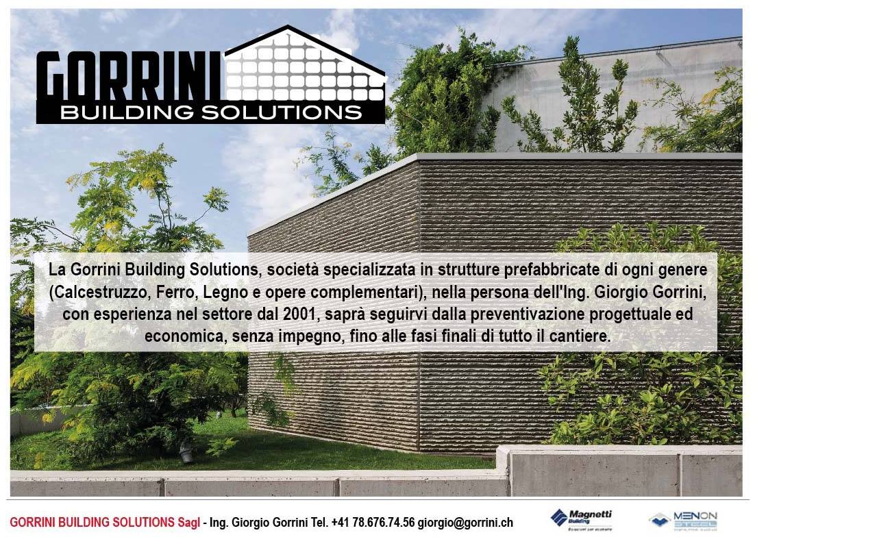 Anteprima del sito: Gorrini Building Solutions Sagl