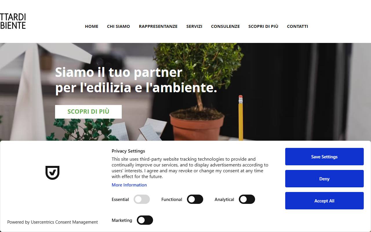 Anteprima del sito: Gottardi Ambiente Sagl