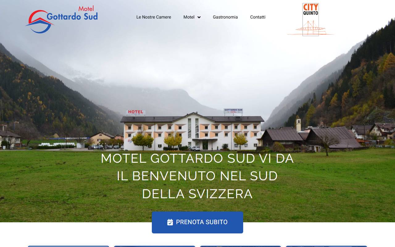 Anteprima del sito: Motel City San Gottardo Sagl