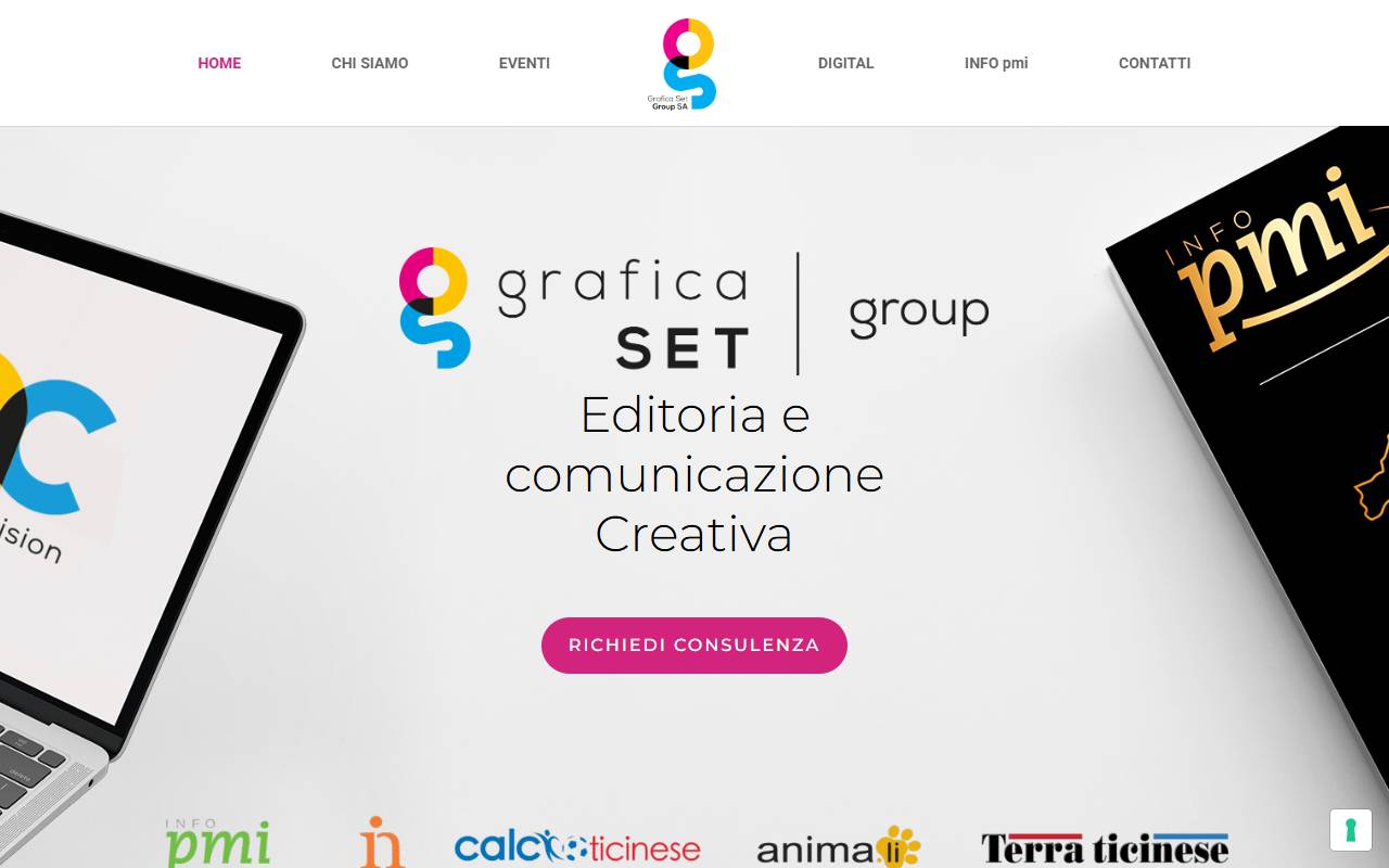 Anteprima del sito: GRAFICA SET GROUP SA