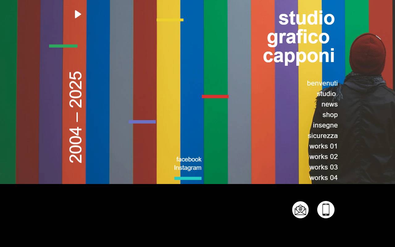 Anteprima del sito: Studio Grafico Capponi - Graficità & Sonora