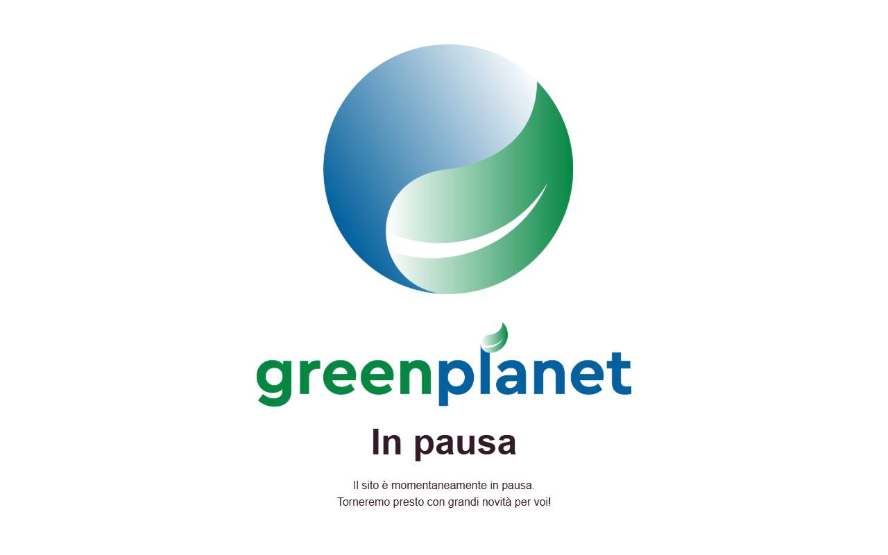 Anteprima del sito: Negozio "Green Planet" di Michela De Benedetti
