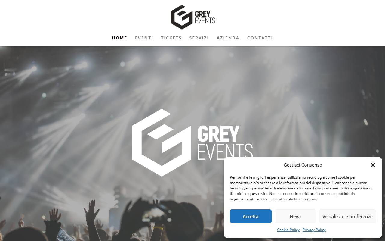 Anteprima del sito: Grey Events Sagl