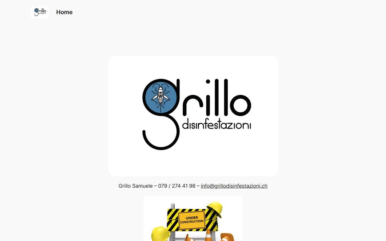 Anteprima del sito: GRILLO DISINFESTAZIONI