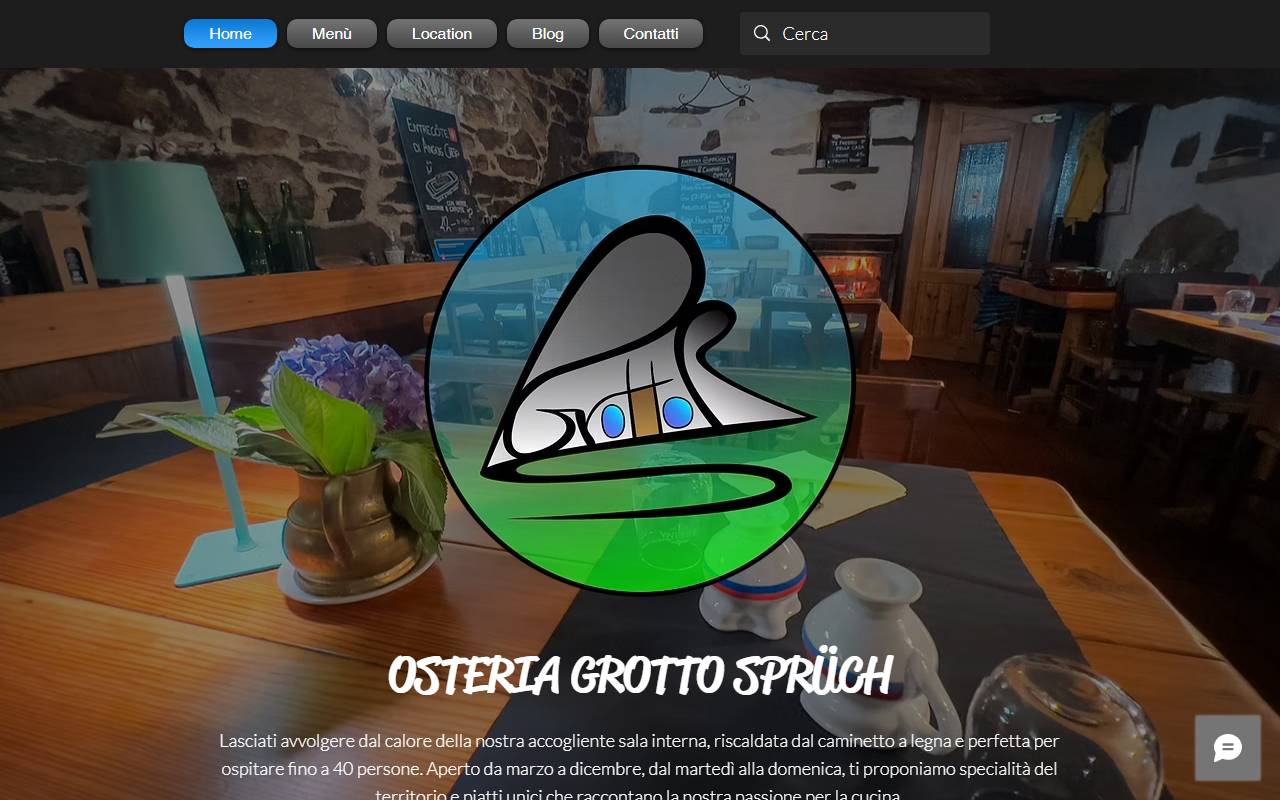 Anteprima del sito: GROTTO SPRÜCH DI FILIPPINI