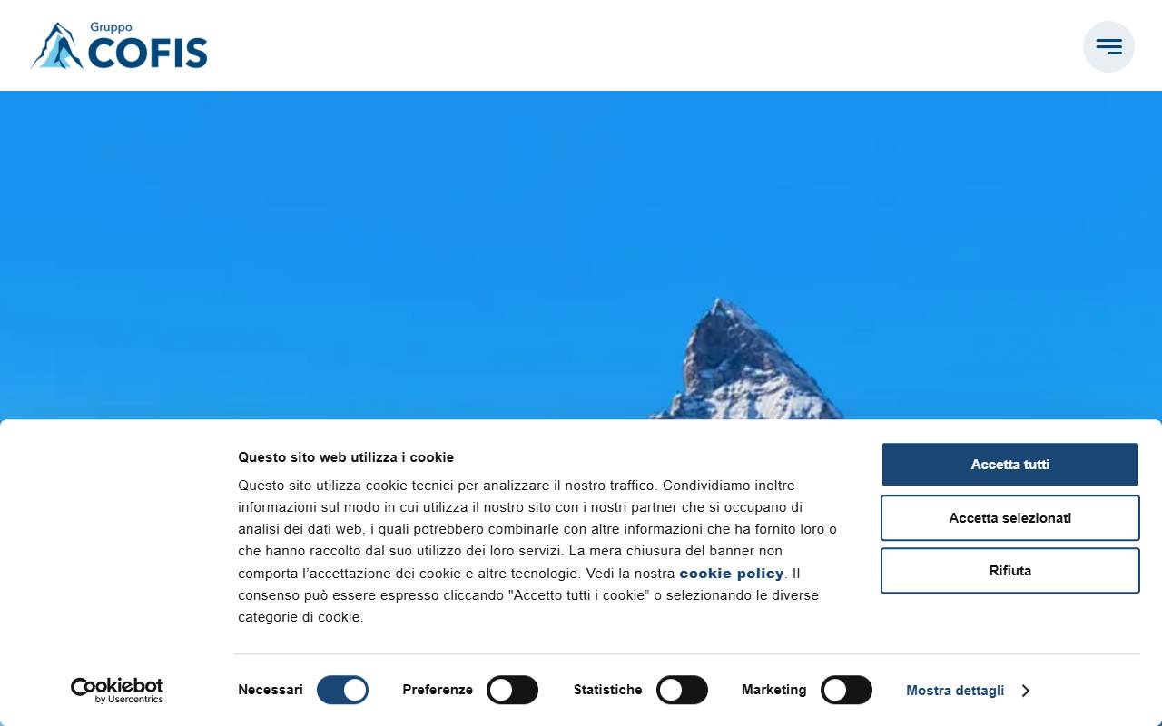 Anteprima del sito: Cofis gestione immobiliare SA