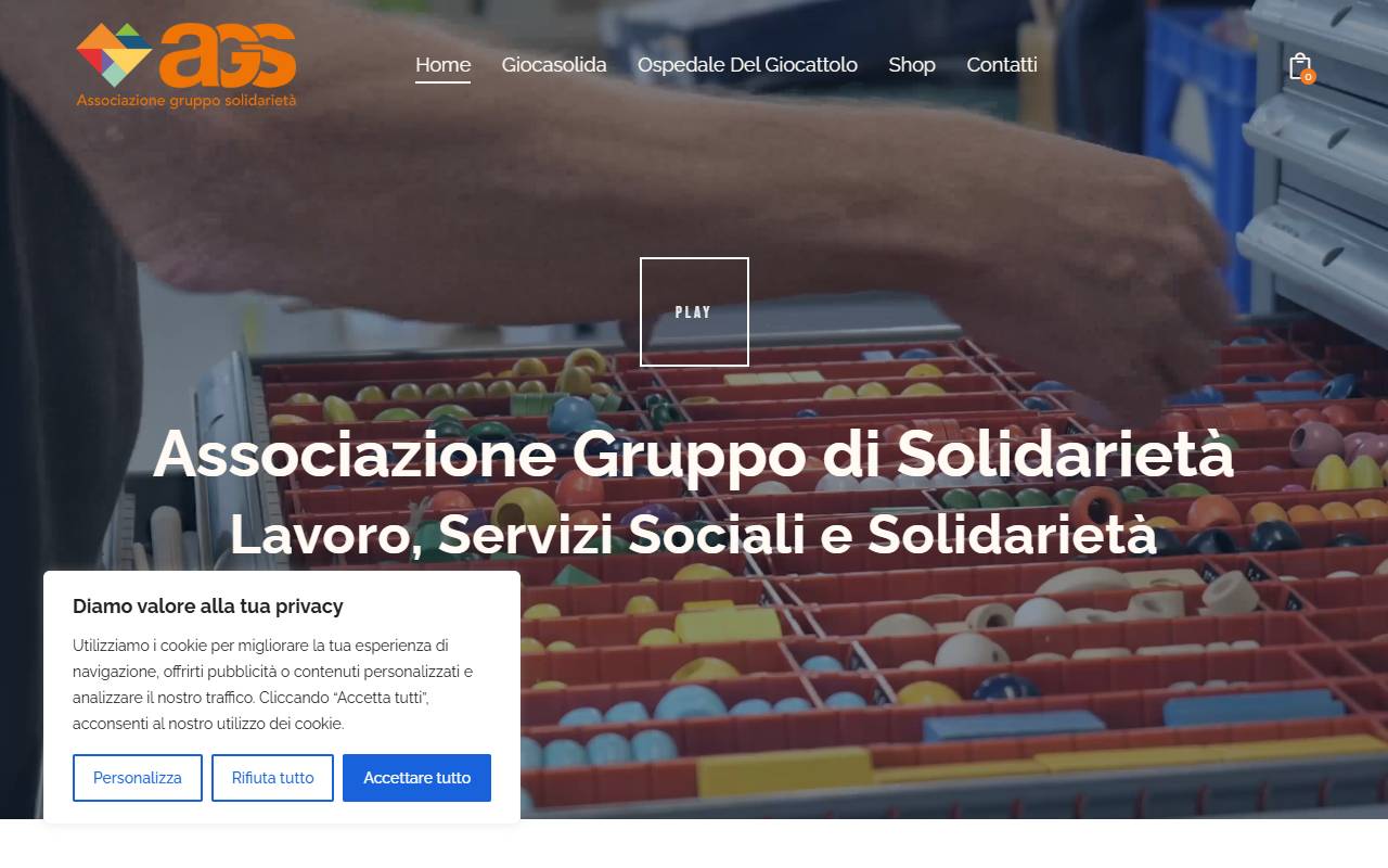 Anteprima del sito: Gruppo di Solidarietà