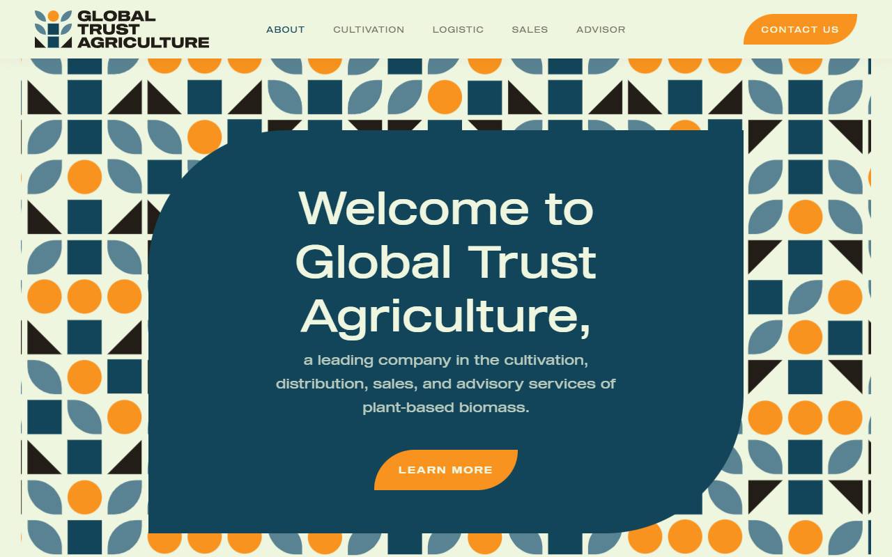 Anteprima del sito: Global Trust Agriculture SA