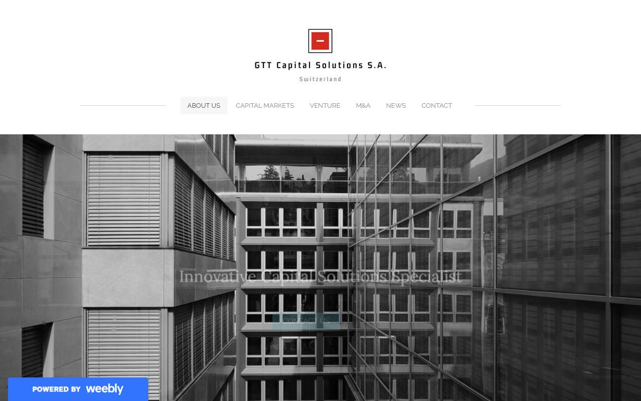 Anteprima del sito: GTT CAPITAL SOLUTIONS SA