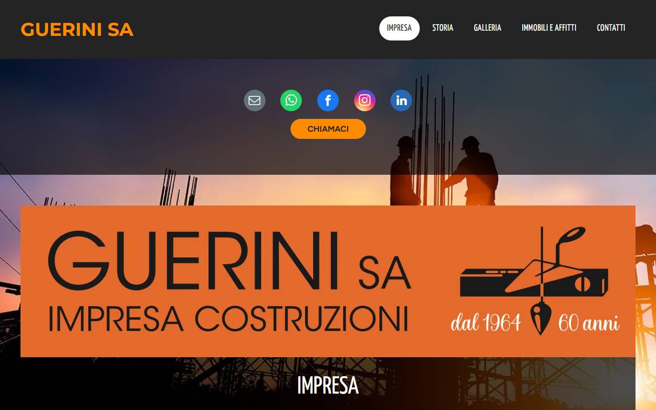 Anteprima del sito: GUERINI SA