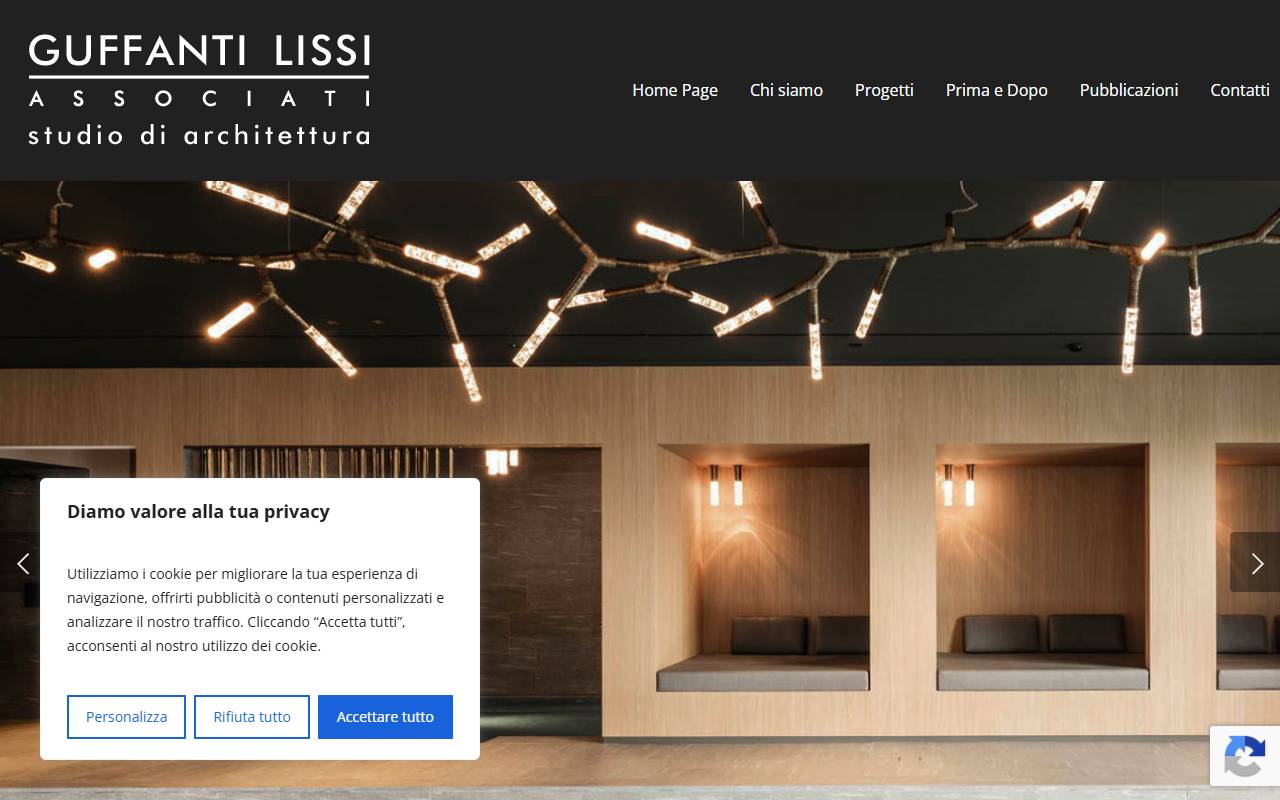 Anteprima del sito: GUFFANTI LISSI ASSOCIATI SAGL