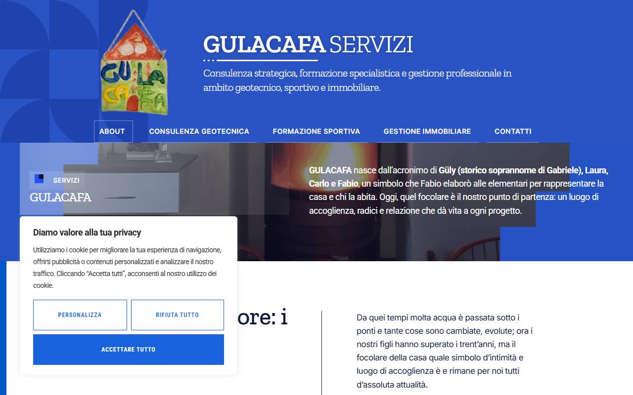 Anteprima del sito: GULACAFA Servizi di Gabriele Guglielmini