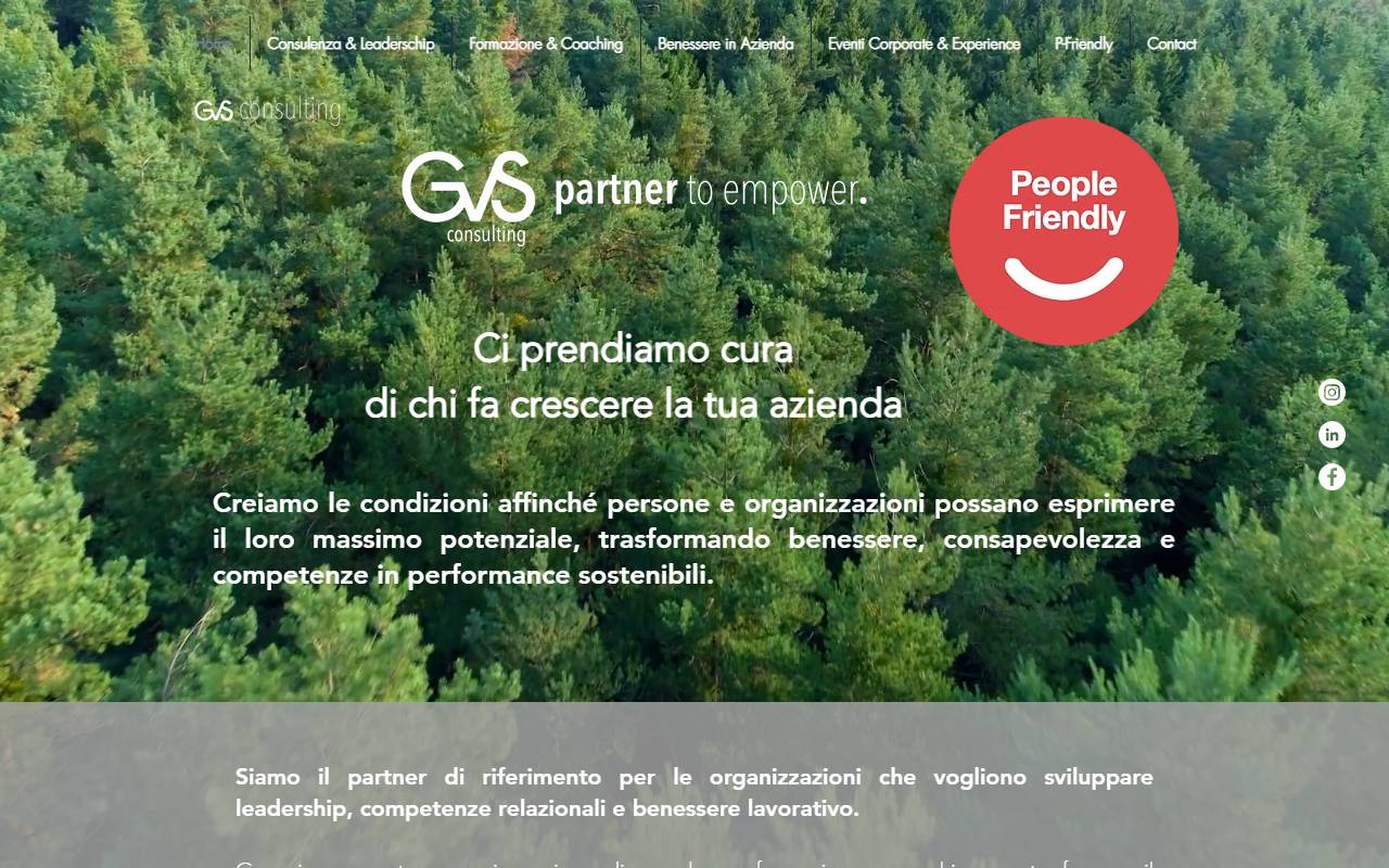 Anteprima del sito: GVS Consulting SA