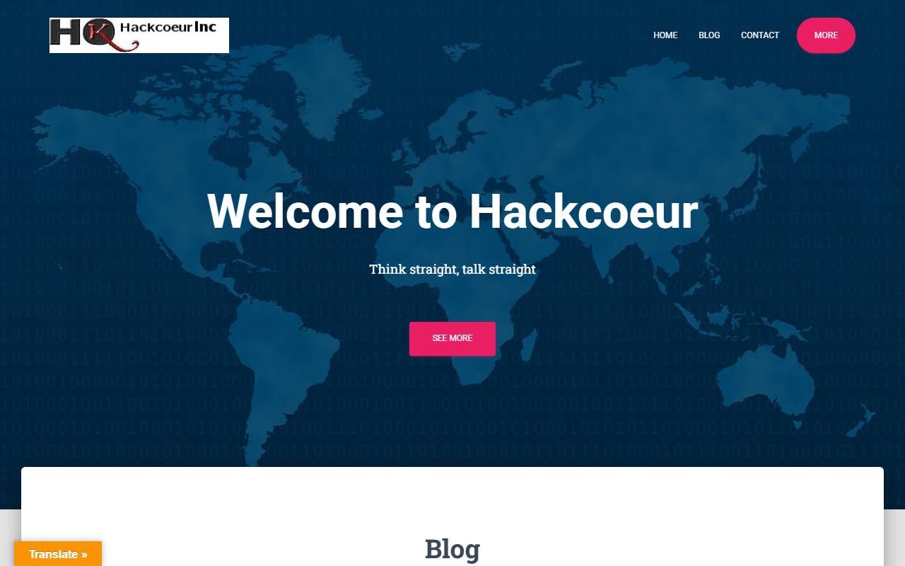 Anteprima del sito: HACKCOEUR INC, Newark (USA), Succursale di Locarno