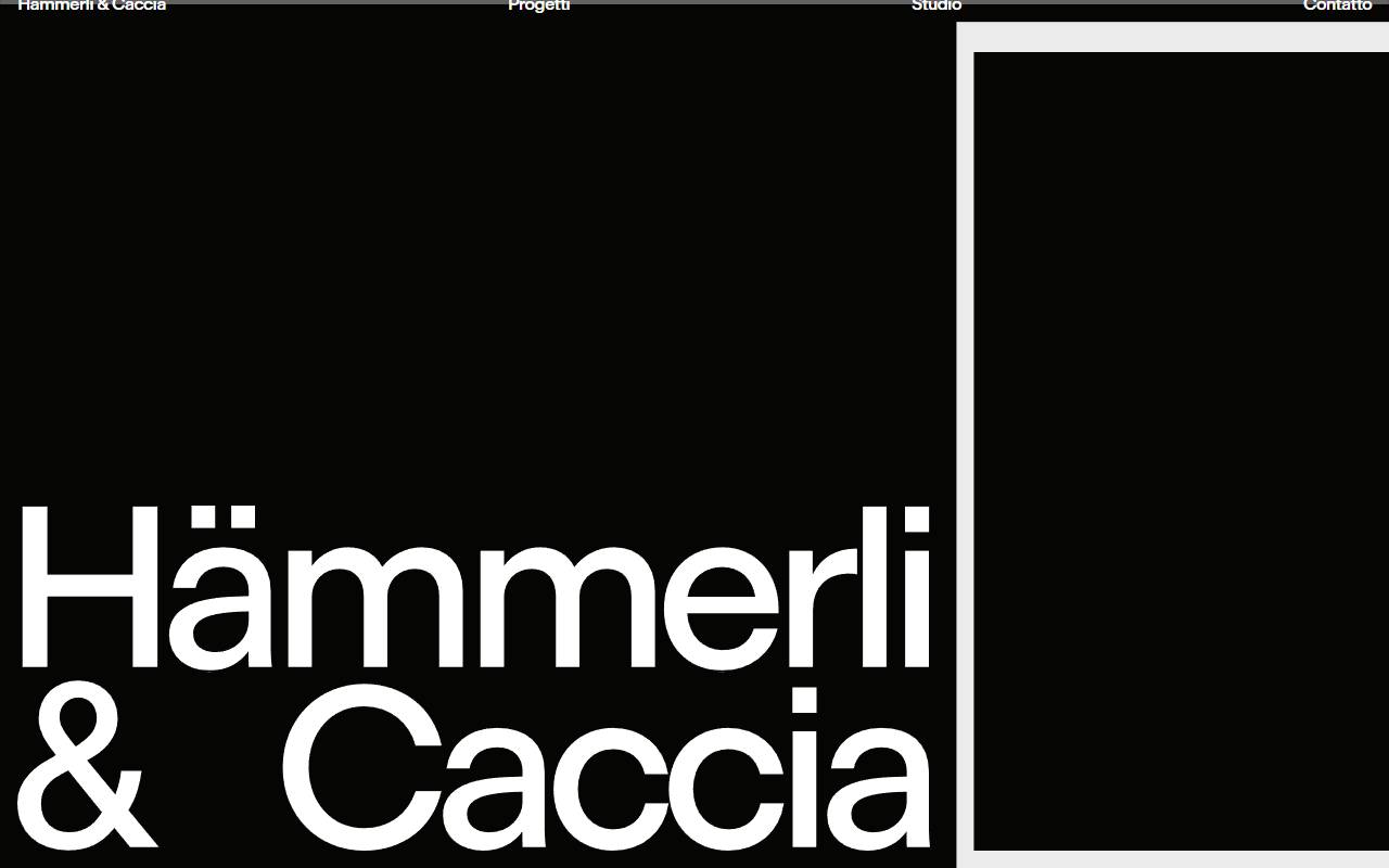 Anteprima del sito: Hämmerli & Caccia Architetti Sagl