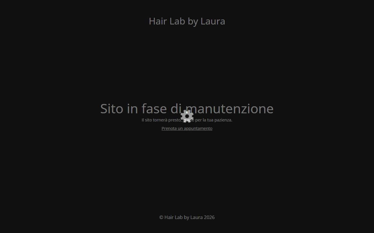 Anteprima del sito: Hair Lab by Laura Sagl