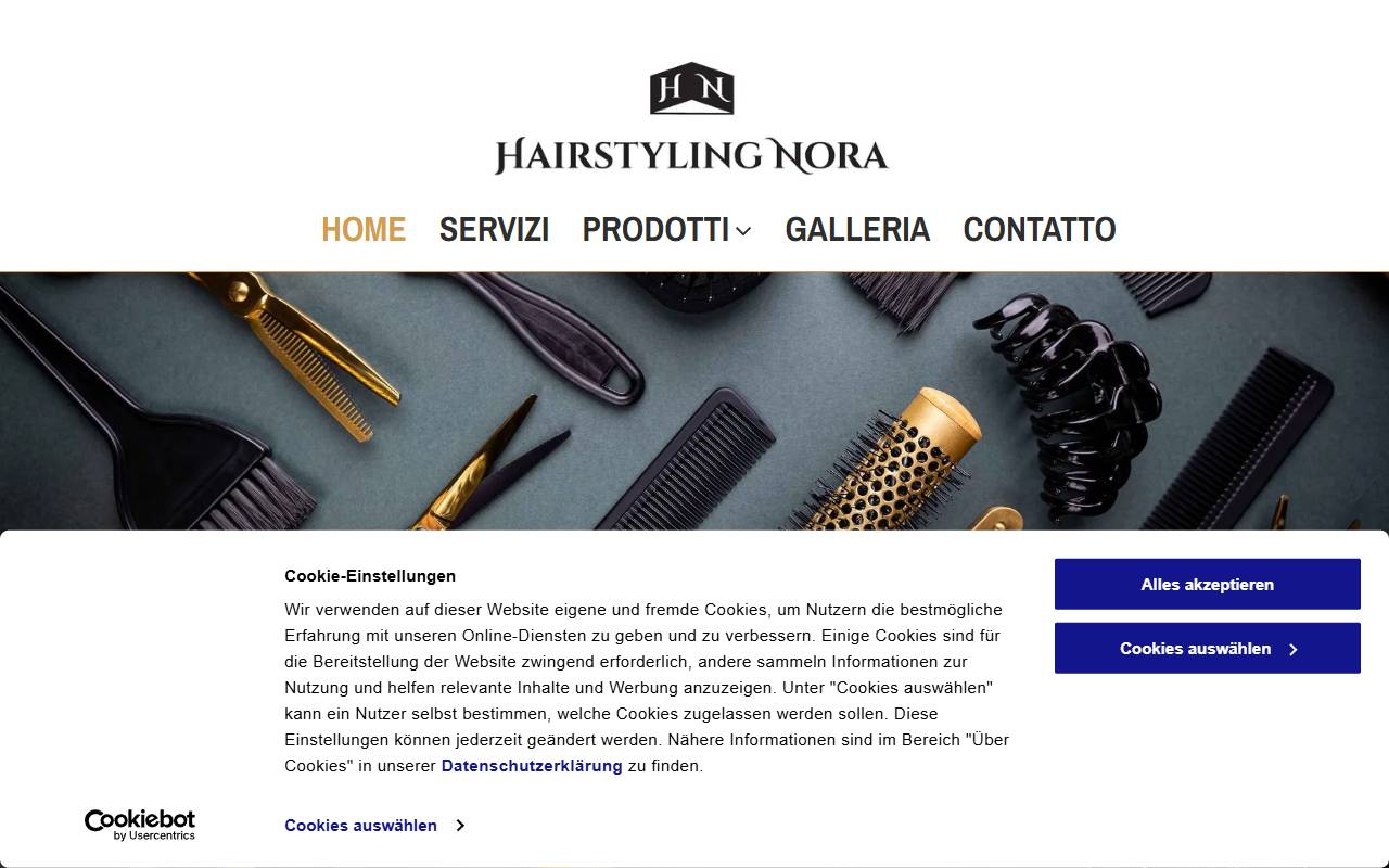 Anteprima del sito: Hairstyling Nora Sagl