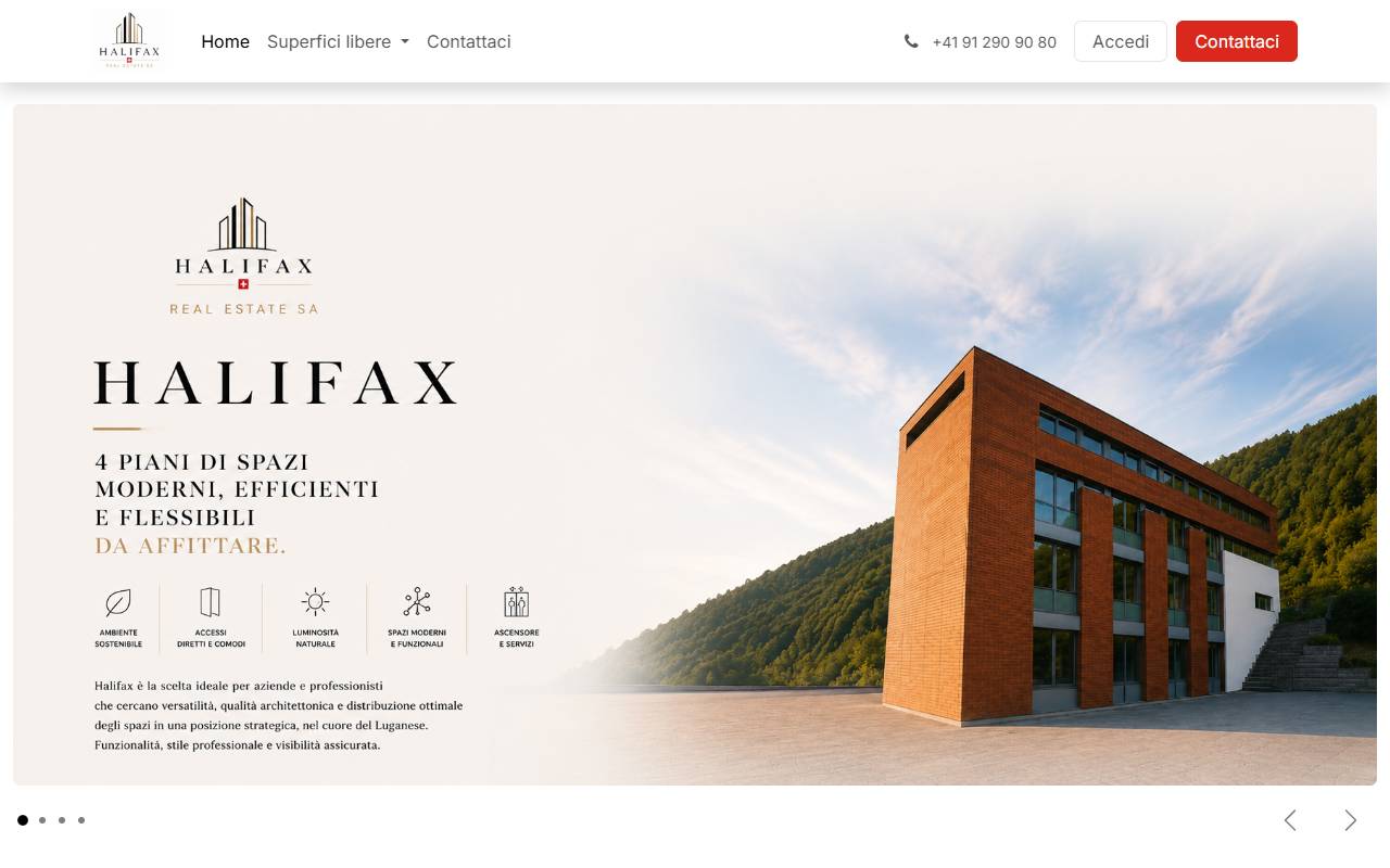 Anteprima del sito: Halifax Real Estate SA